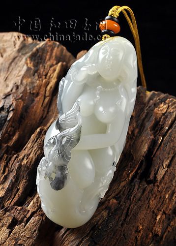 墨玉青花子料-“英雄無悔”