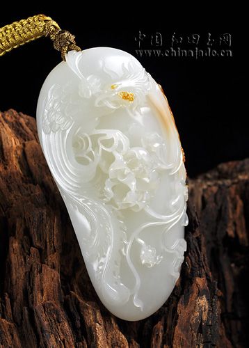 羊脂白玉子料-國色天香