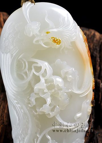 羊脂白玉子料-國色天香