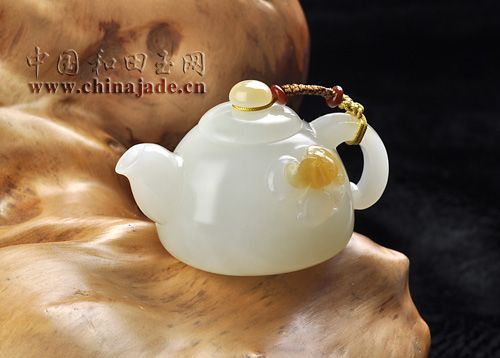 白玉-福壽把玩壺