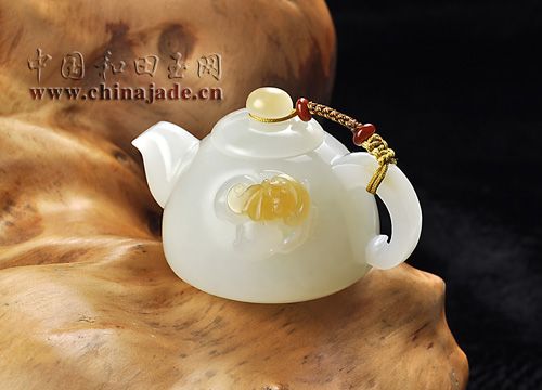 白玉-福壽把玩壺