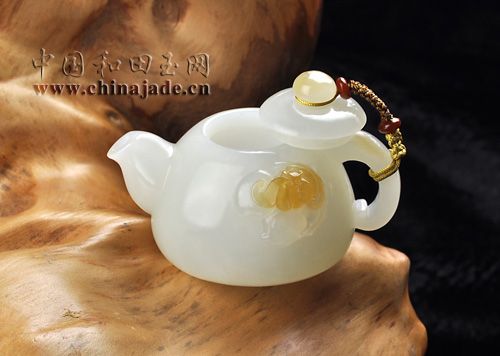 白玉-福壽把玩壺