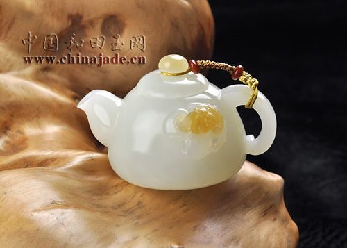 白玉-福壽把玩壺