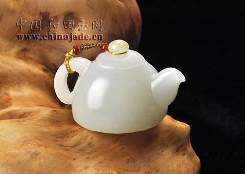 白玉-福壽把玩壺