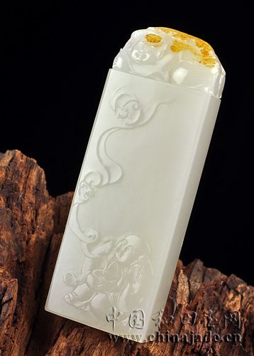 白玉子料-納福迎祥