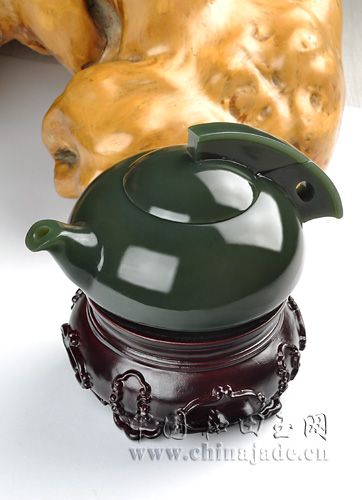 青玉-團圓壺