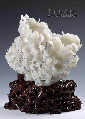 白玉擺件-自然之音