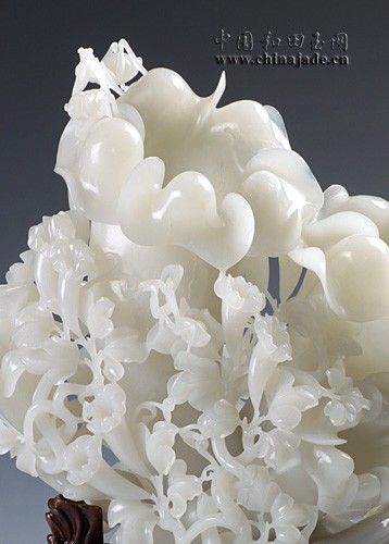 白玉擺件-自然之音