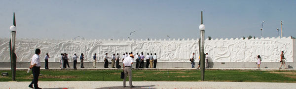 新疆和田玉文化墻