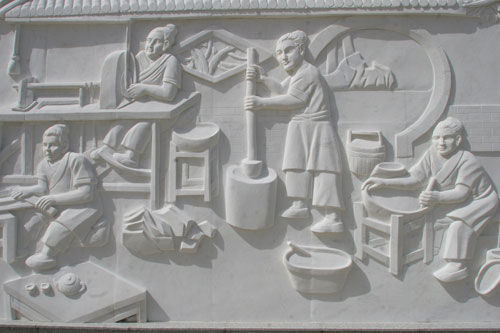 新疆和田玉文化墻