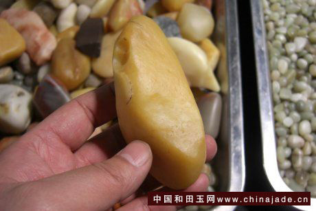 這個是戈壁彩石，成份是石英，常會冒充戈壁玉