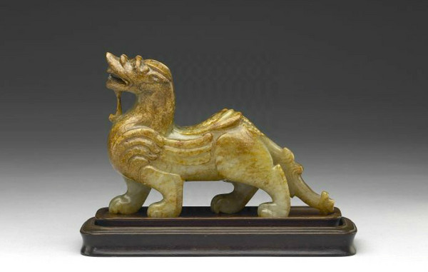 臺北故宮博物院藏 漢代玉貔貅