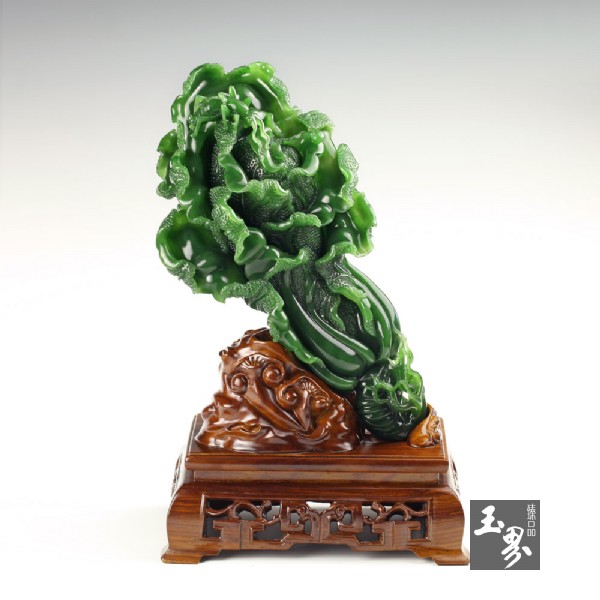 碧玉擺件-佰財