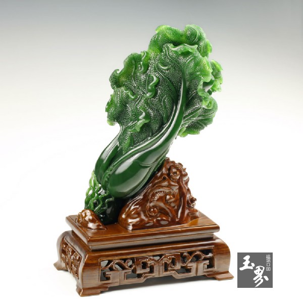 碧玉擺件-佰財