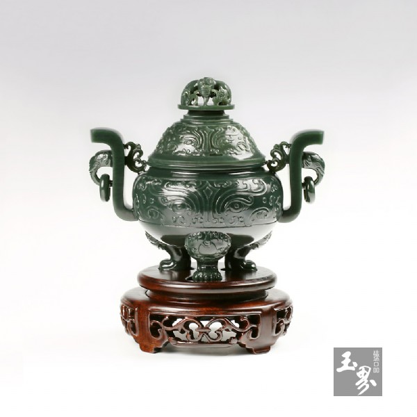 青玉-雙耳天官爐 青玉-雙耳天官爐