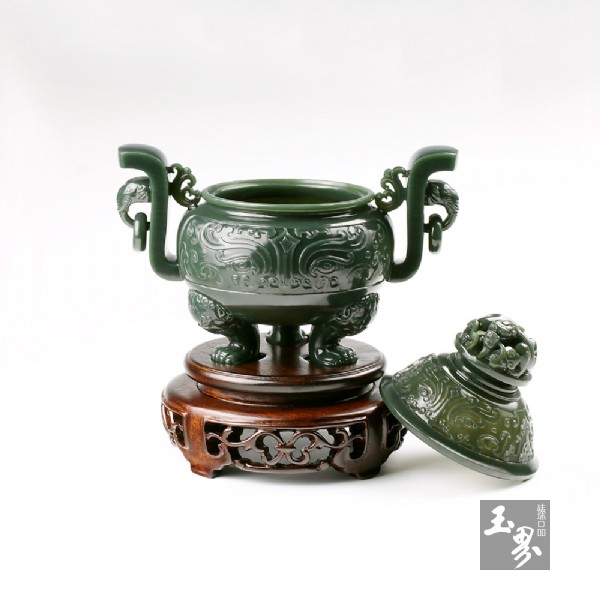 青玉-雙耳天官爐 青玉-雙耳天官爐