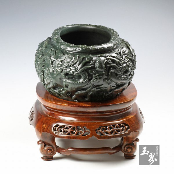 和田青玉-盤龍大玉海