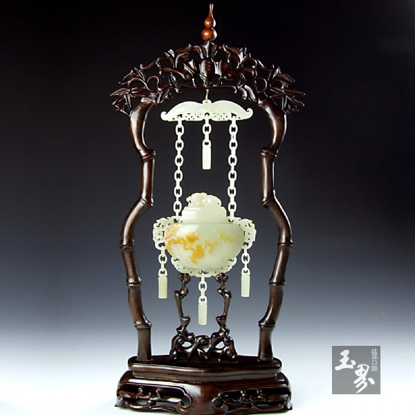 青白玉籽料-福壽