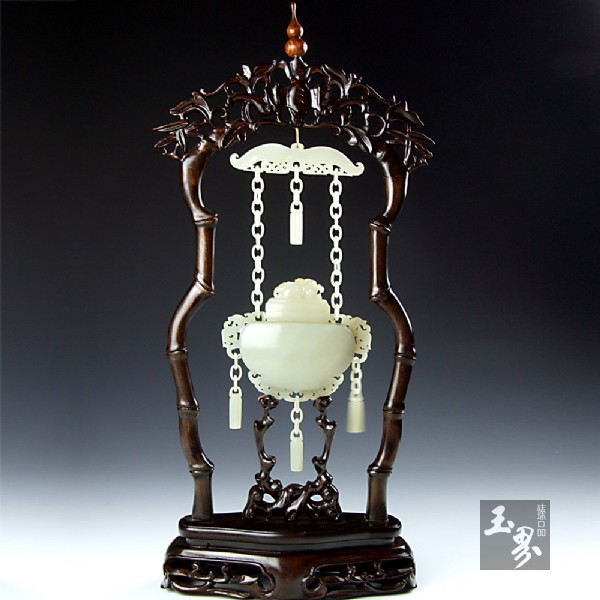 青白玉籽料-福壽