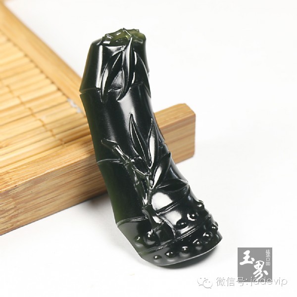 青玉子料掛件-節(jié)節(jié)高 