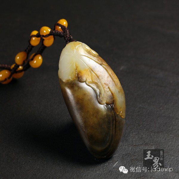 白玉子料把件-達(dá)摩悟道 