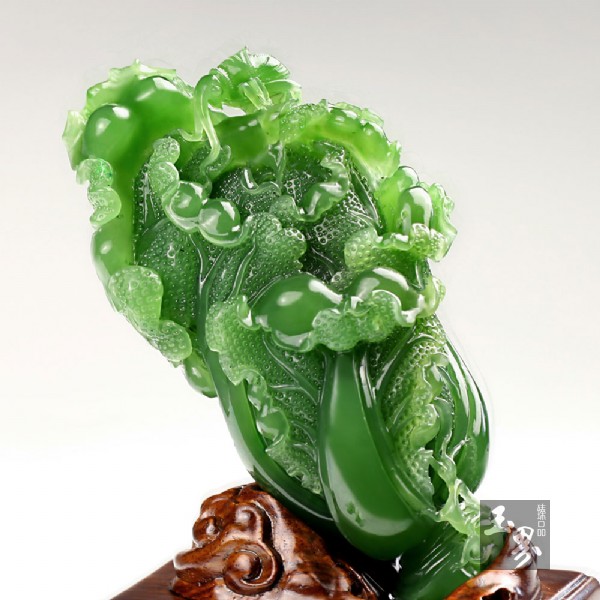 碧玉擺件-佰財