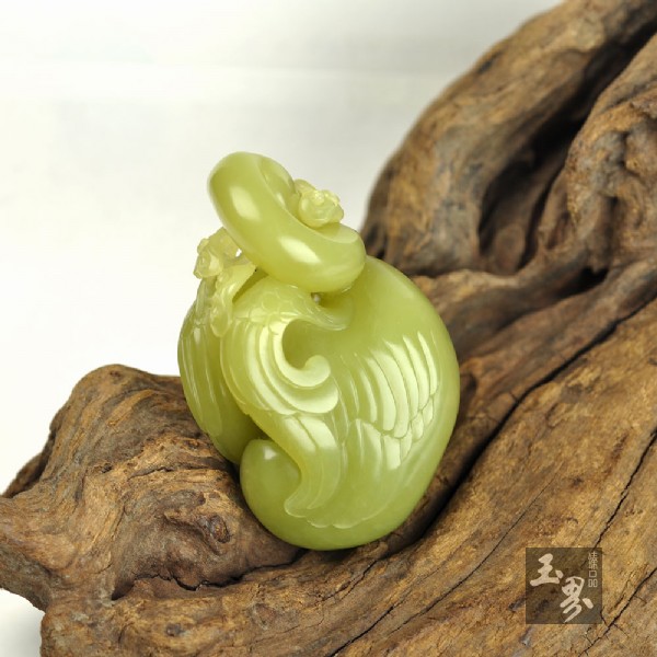 黃玉把件-鵝(我)如意 玉器編號(hào):119789 黃玉把件-鵝(我)如意 玉器編號(hào):119789