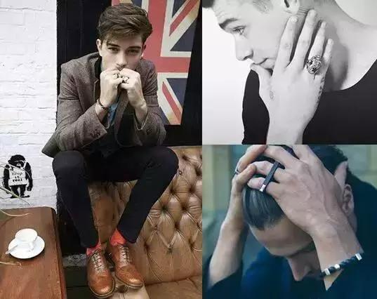 當男士遇到金玉首飾 展現潮流型男另一面