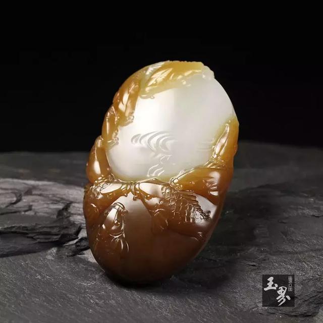 糖白玉掛件-九如圖