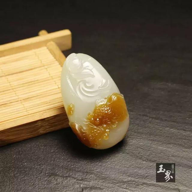 糖白玉掛件—金玉滿堂