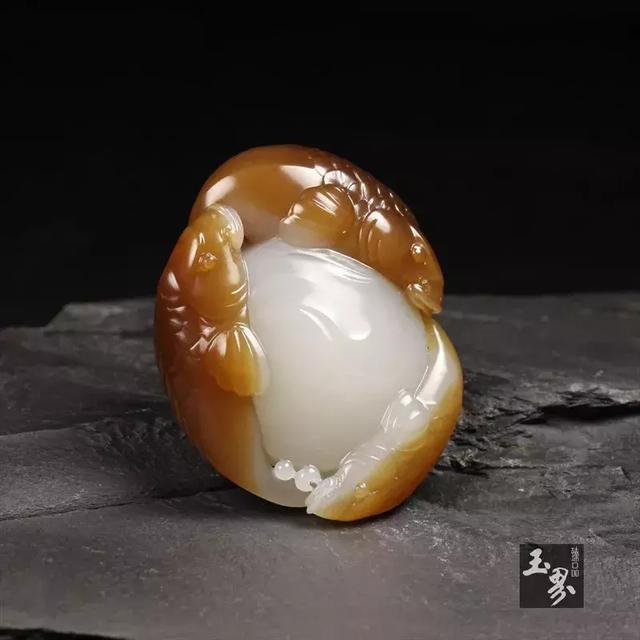 糖白玉掛件-輪回