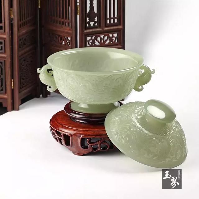 靜茗清趣——和田玉茶具