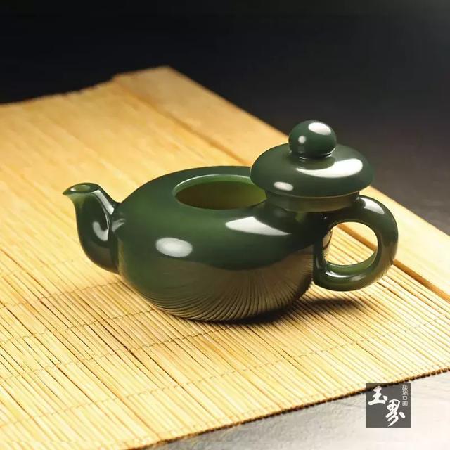 靜茗清趣——和田玉茶具