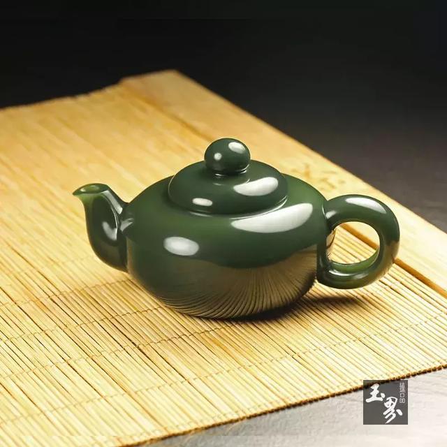 靜茗清趣——和田玉茶具