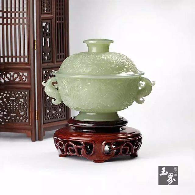 靜茗清趣——和田玉茶具